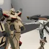 「バーチャルホビーフェス2026」のマクロスモデラーズブースには、様々なシリーズの名機が展示／筆者撮影