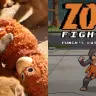 パンチくんと『Zoo Fighter』／画像は市川市動植物園公式X及び『Zoo Fighter』プレイ画面から