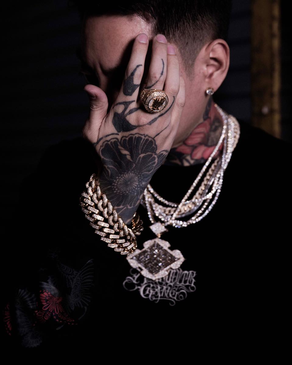 GAKKIN×BUDSPOOLコラボアイテム着用ルック6