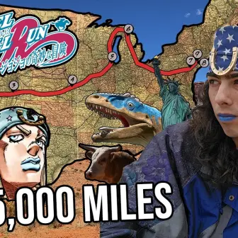 『スティール・ボール・ラン』の大陸横断レース（約8000km）を実際にやってみた動画が過酷すぎる