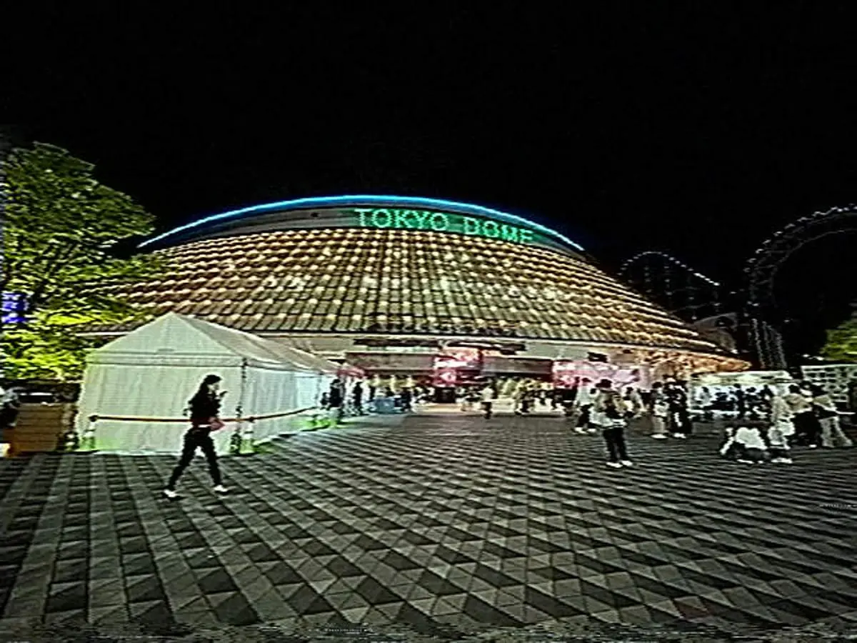 「HEISEI-VHS」を使って変換した東京ドーム／写真は編集部撮影