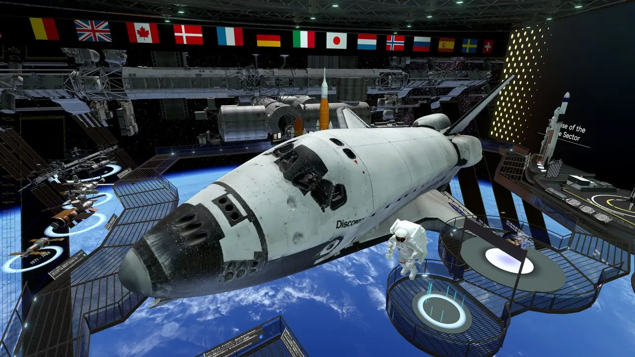 VR宇宙博物館コスモリア／筆者撮影