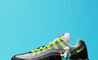 ナイキ×レゴが異色のタッグ　名作「エア マックス 95」を“組んで履く“新作登場