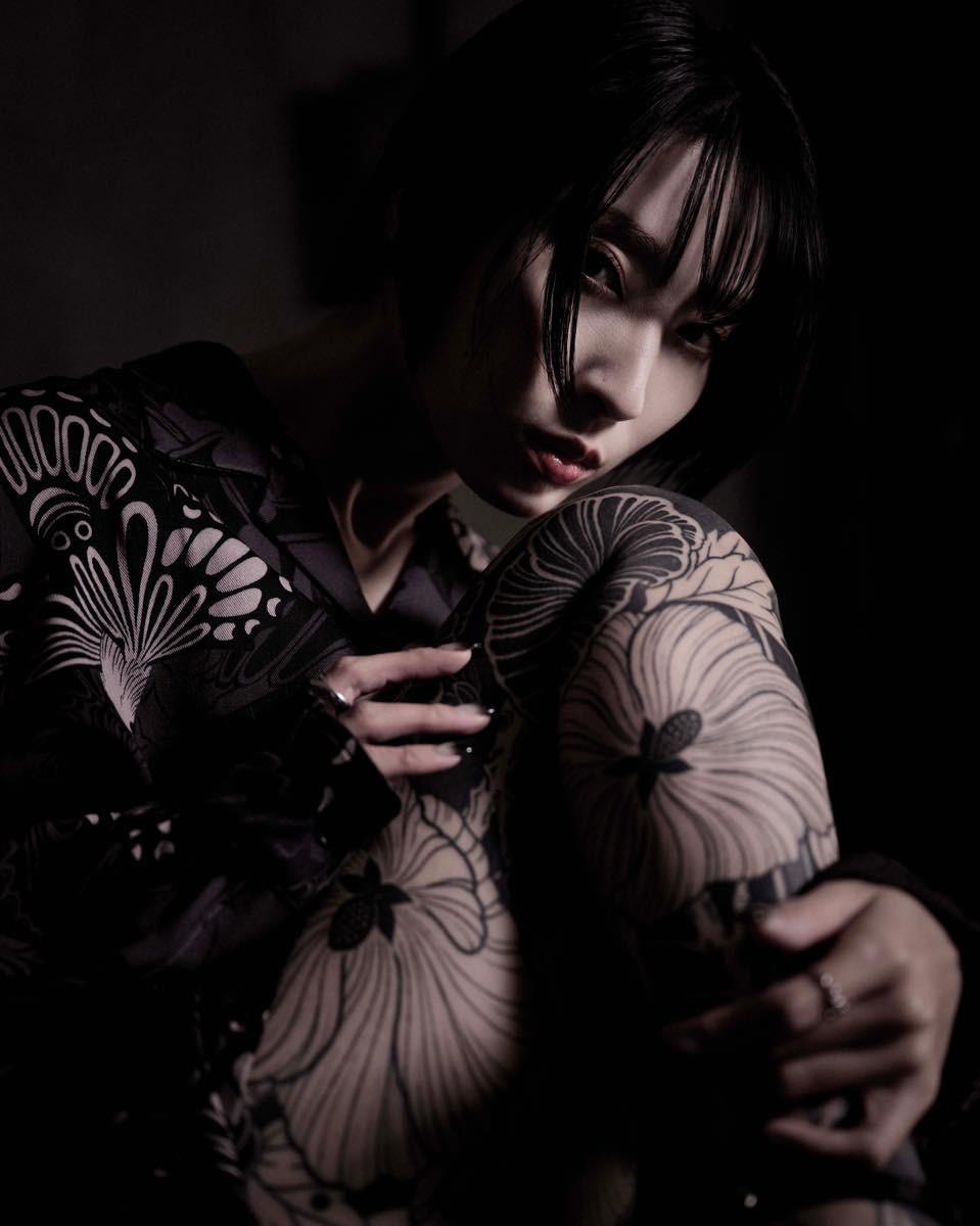 GAKKIN×BUDSPOOLコラボアイテム着用ルック4