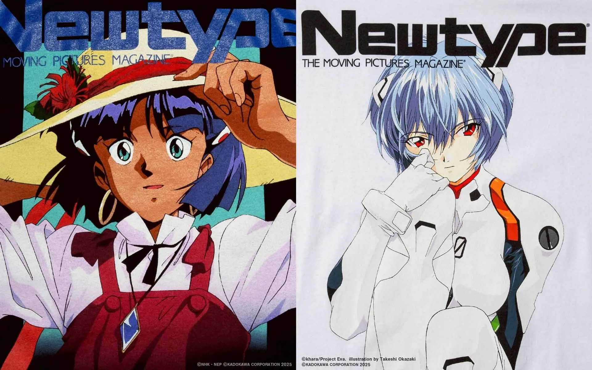 アニメ雑誌『Newtype』とGEEKS RULEのコラボTシャツ発売　歴代の表紙をプリント