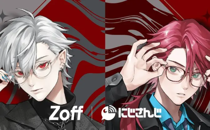 にじさんじ×Zoffが初コラボ　葛葉とローレン・イロアスの眼鏡が発売