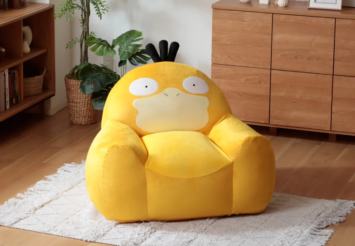 巨大なコダックに包まれる！ ぼーっと座れるビーズソファ爆誕