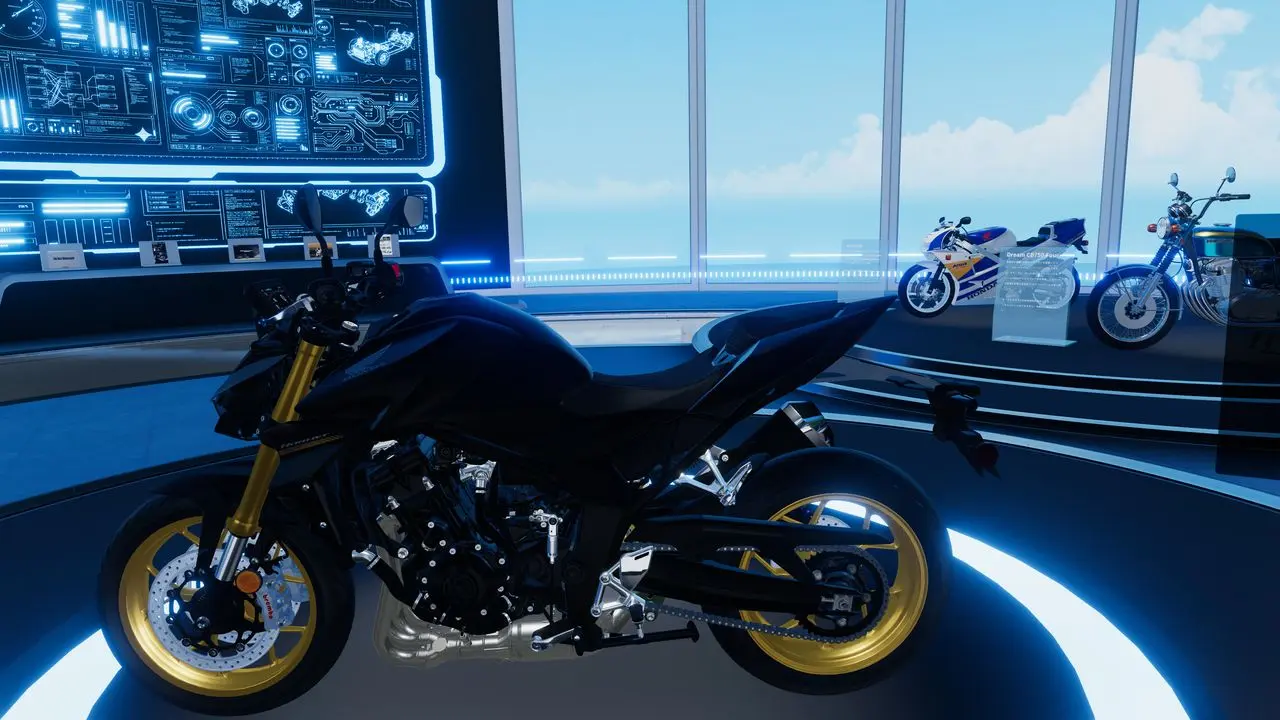 ホンダ公式VRChatワールド「Honda Motanion Lab」／筆者撮影