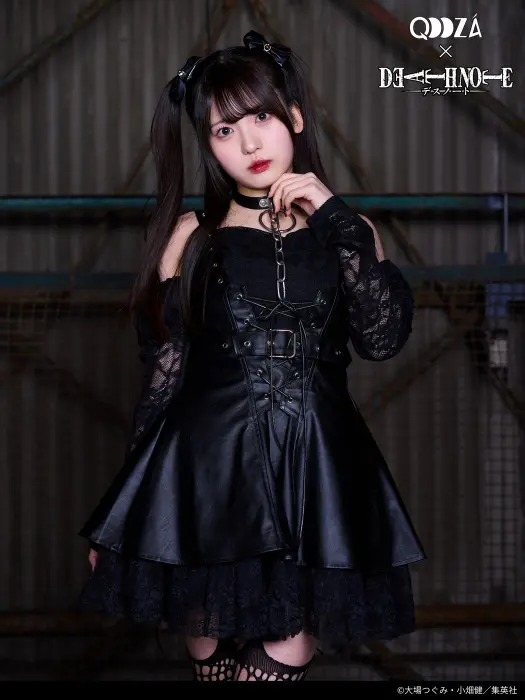 QOOZA × DEATH NOTE MISA LASE LEATHER DRESS