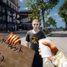 路上でスーパーチャットを恵んでもらうVTuber