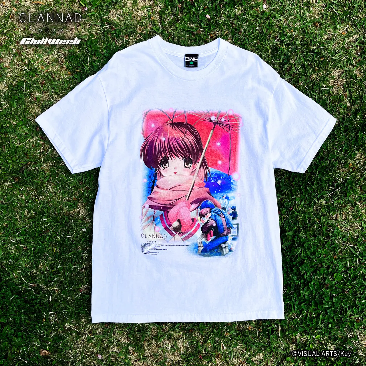 画像4: Keyの代表作『CLANNAD』コラボアパレル発売　ヒロイン古河渚が大胆にプリント