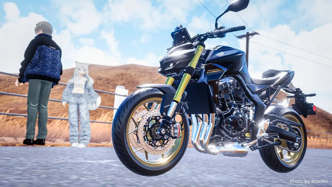 ホンダのバイク「ホーネット」が3D化　VRChatのアイテムとして期間限定発売