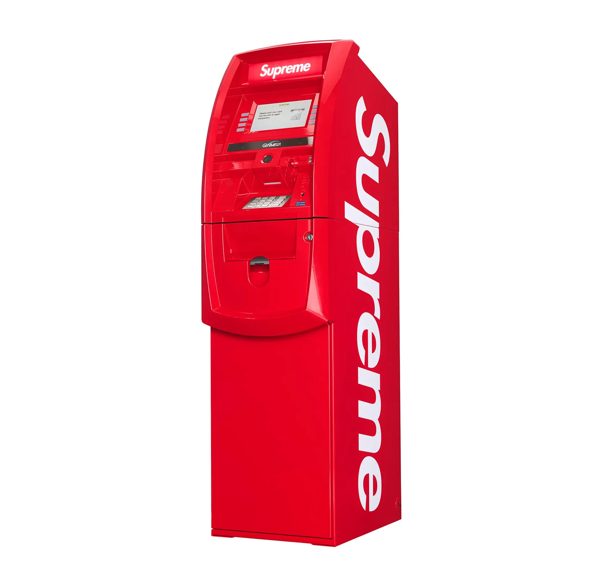 Supreme、本物のATMを発売　本物なので赤くてデカい