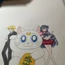 冨樫義博さんが描いたクラピカ、アルテミス、セーラーマーズ／画像は冨樫義博さんのXより