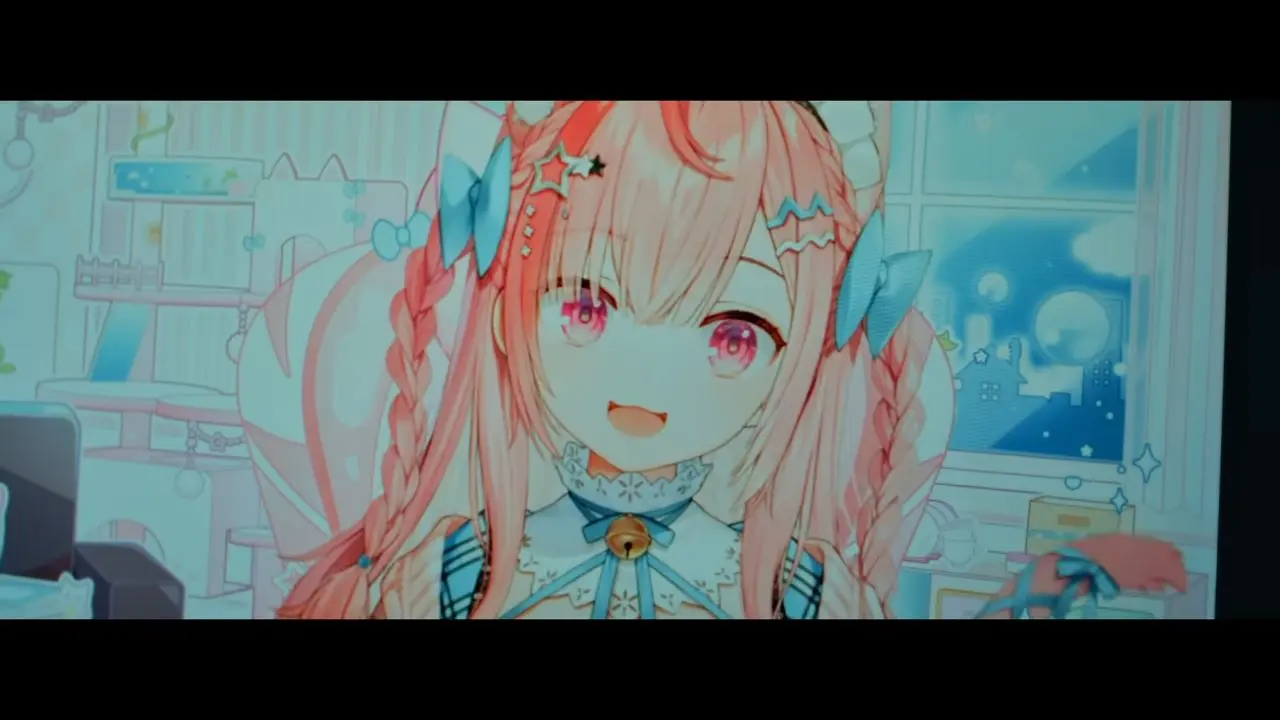 オーイシマサヨシさんの新曲MVに特別出演したVTuber・結城さくなさん
