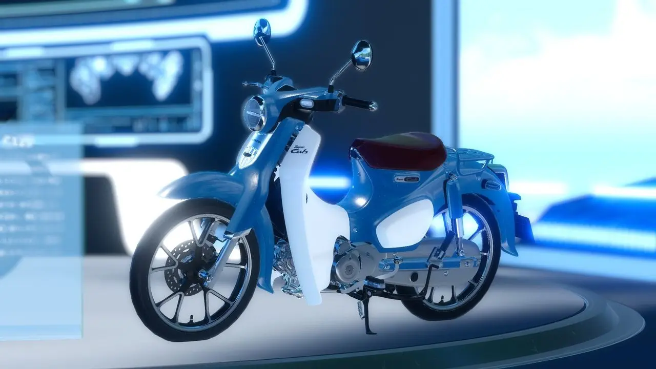 ホンダのバイク「スーパーカブ」が3D化　VRChatのアイテムとして発売