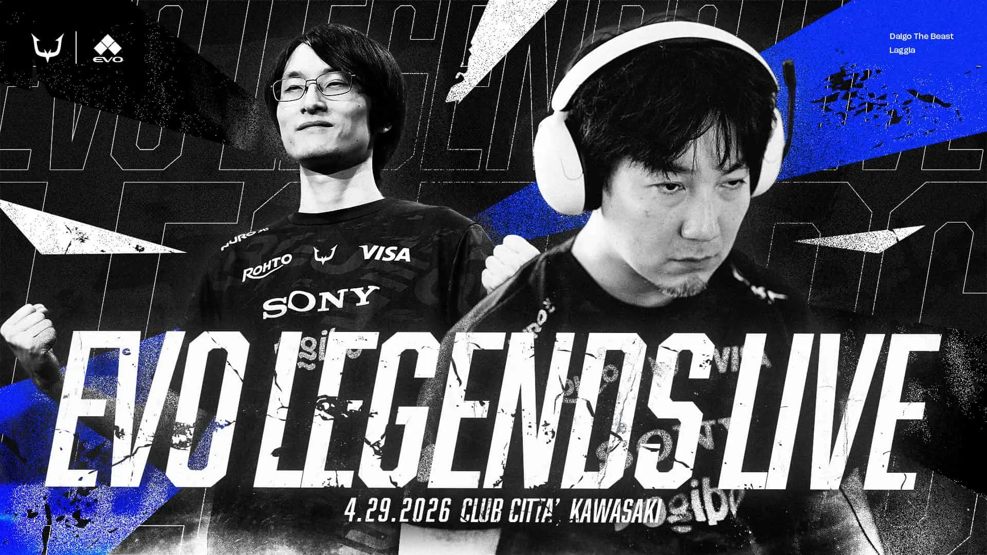 『Evo Legends Live』REJECT公式ビジュアル