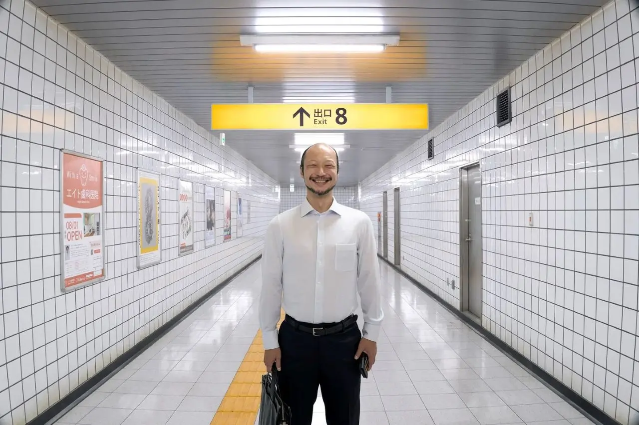 ニューヨークの地下鉄に異変発生──映画『8番出口』の“おじさん”が実際に登場