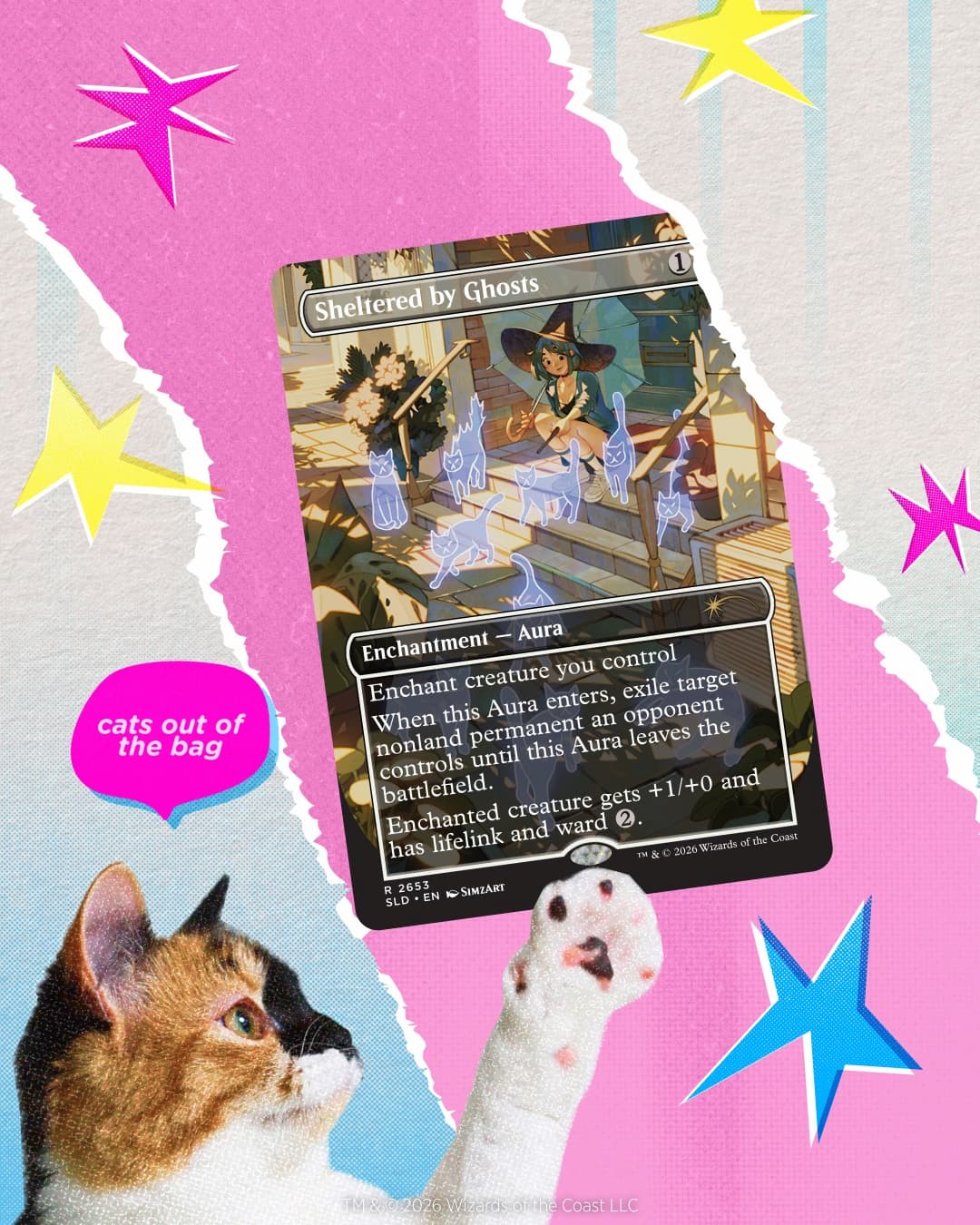 「Cats Are the Best Superdrop」-2／画像は「Secret Lair」公式Xから