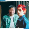 映画『名無し』原作／脚本／主演の佐藤二朗さん（左）とNovel Coreさん（右）