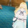 白河しらせさんのパフォーマンス。Webカメラトラッキングのおかげで、デスクトップモードでも表現力が確保されていた／筆者撮影
