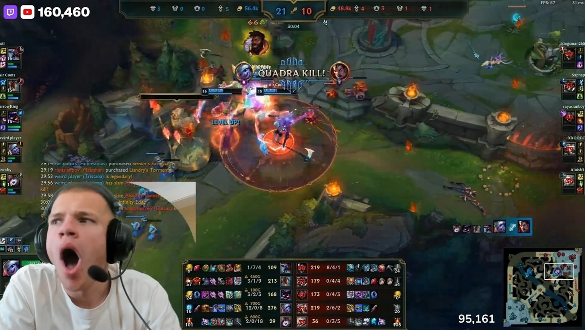 登録者数世界一のYouTuber「MrBeast」参加の『LoL』大会が大盛況 視聴者数83万人超を記録