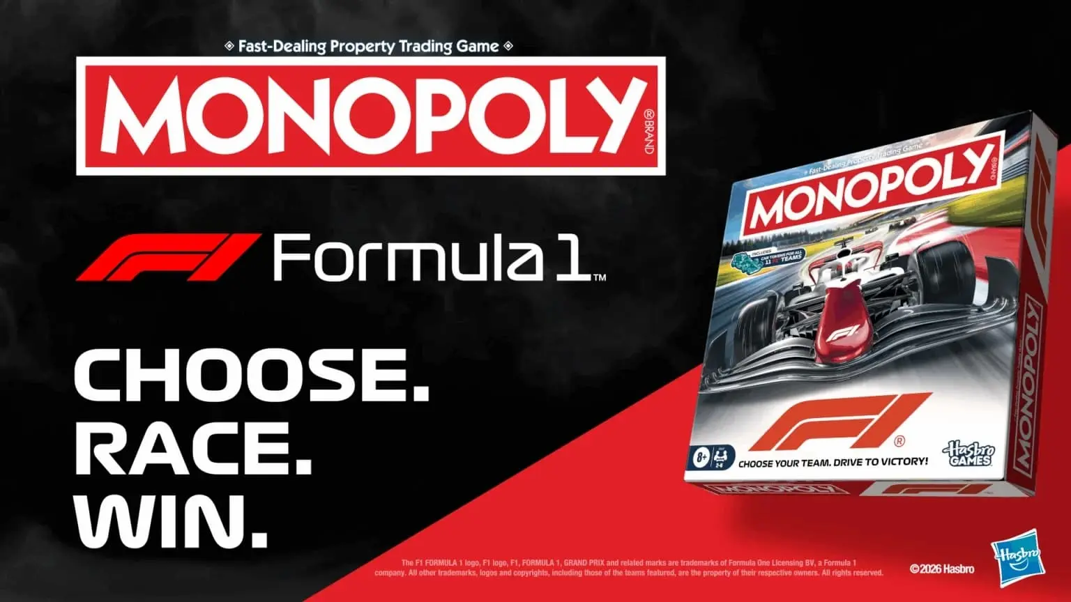 ボードゲーム『モノポリー』がF1とコラボ　好きなチームを選んで最速を目指せ！