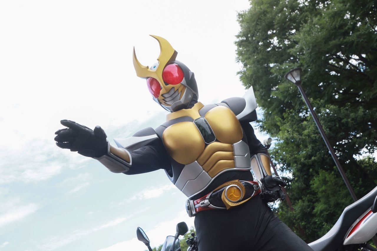 アギト超能力戦争　仮面ライダーアギト　津上翔一　着用モデル　ジャケット＆シャツ 映画『アギト—超能力戦争—』津上翔一の仮面ライダーアギト変身シーンが