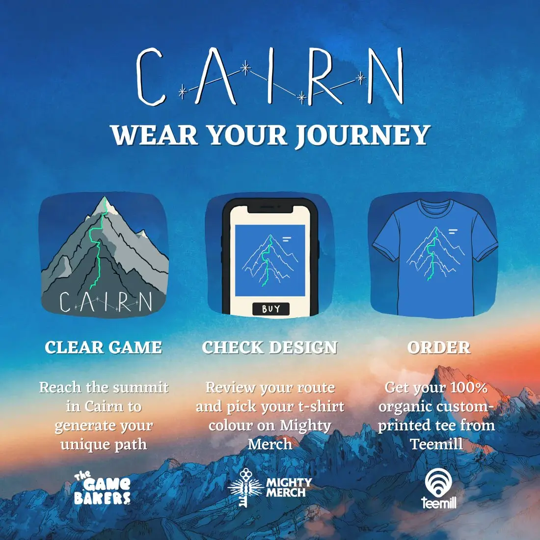 『Cairn』Tシャツオーダー方法