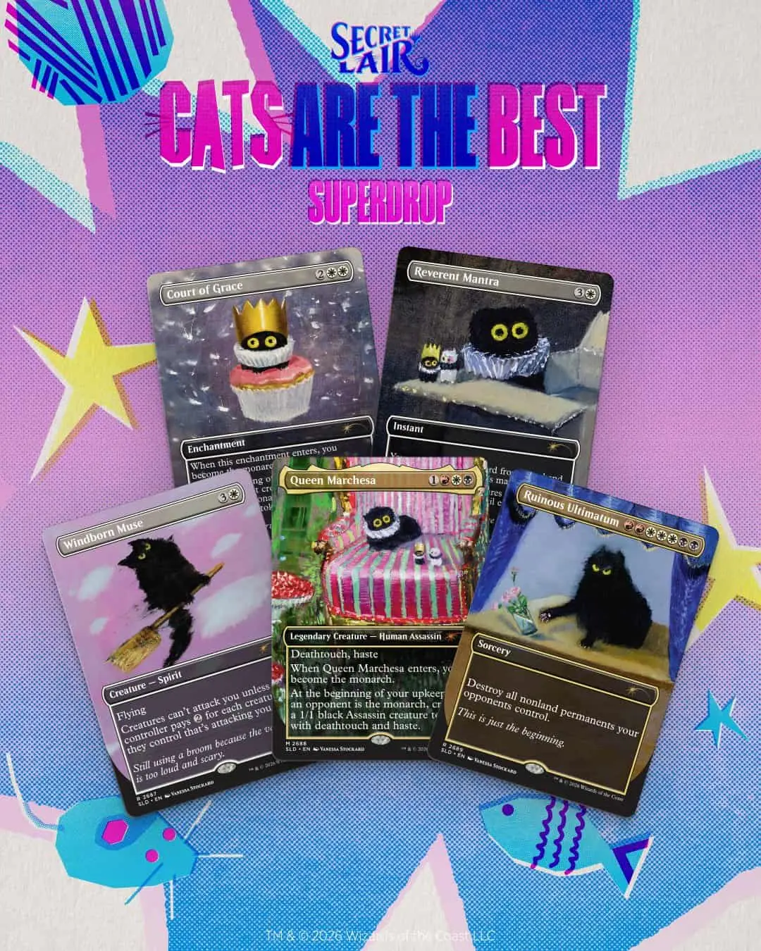 マジックギャザリング★入手困難★キラキラカード★ マジック：ザ・ギャザリング』に猫まみれの限定カード登場 とにかく
