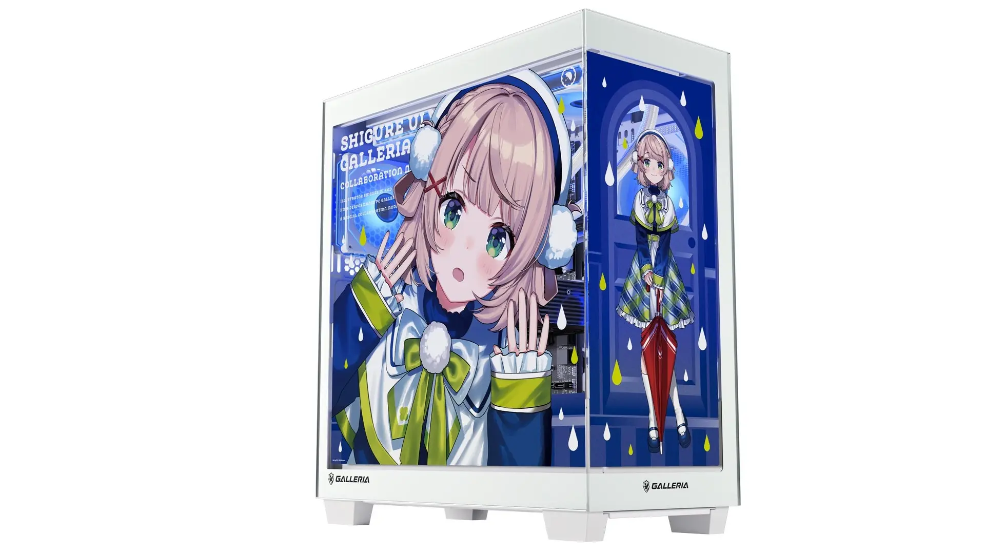 しぐれうい×GALLERIA、コラボPC発売決定 “雨宿り”がテーマの特別デザイン