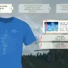 登頂ルートをプリントしたTシャツを作成できる『Cairn』／画像は公式サイトより