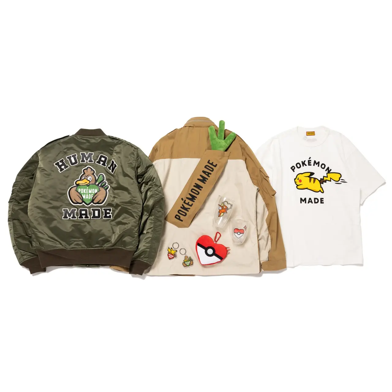 ポケモン×HUMAN MADEコラボ第2弾発売 コイキングのアロハシャツなど全