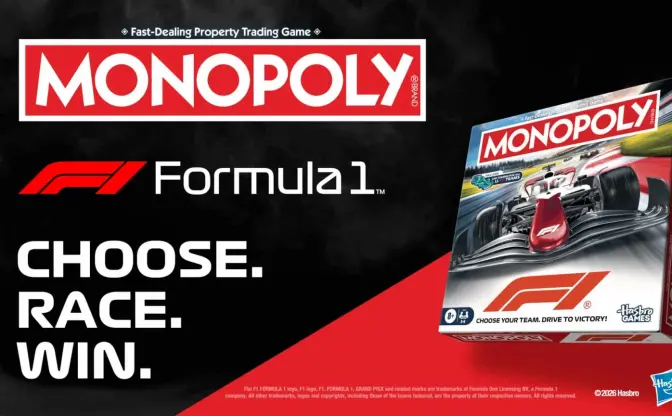 ボードゲーム『モノポリー』がF1とコラボ　好きなチームを選んで最速を目指せ！