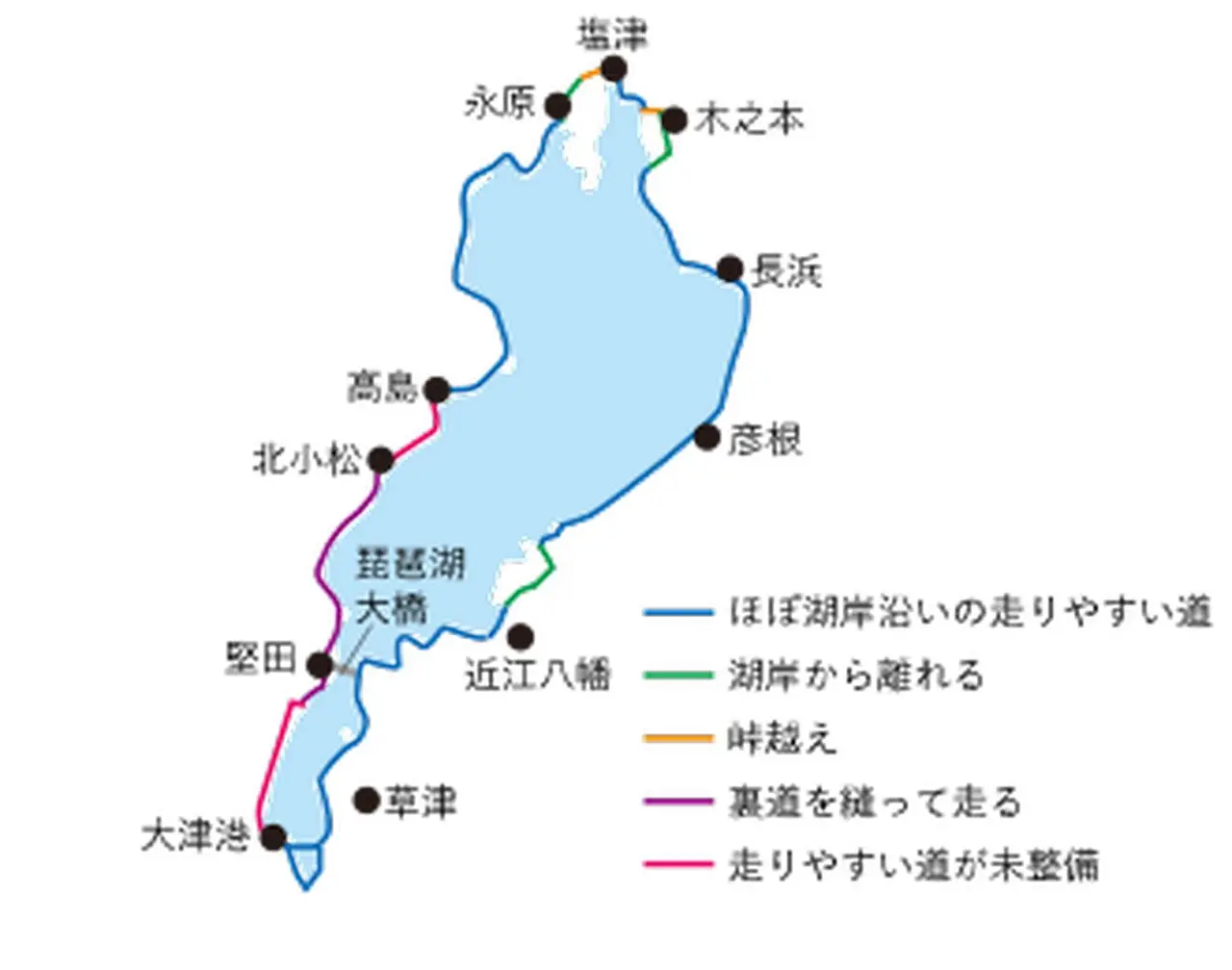 「ビワイチ」コース概要