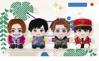 嵐、グループ初の「ぬいぐるみ」を販売開始　松本潤を除く4人がラインナップ