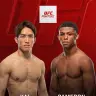 朝倉海選手vsキャメロン・スモザーマン選手／画像はUFC公式Xより