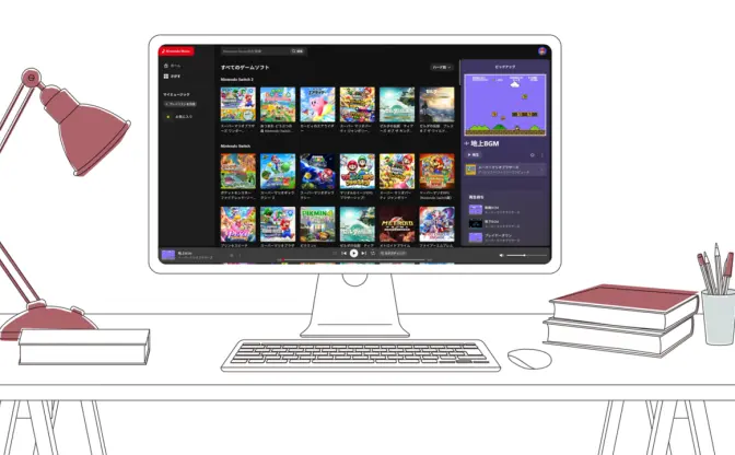 任天堂のゲーム音楽サービス「Nintendo Music」Web版をリリース　PCやタブレットにも対応