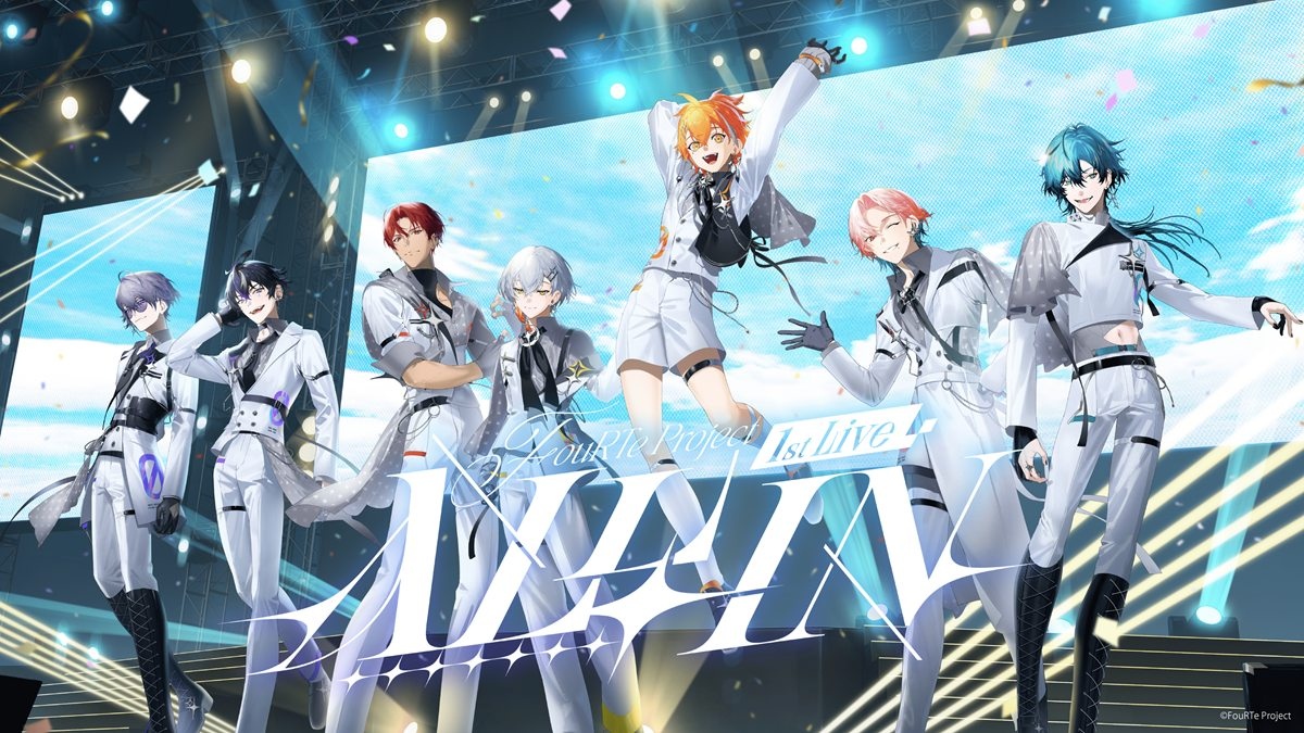 VTuberアイドルグループ「FouRTe Project」、1stライブ「ALL IN」キー