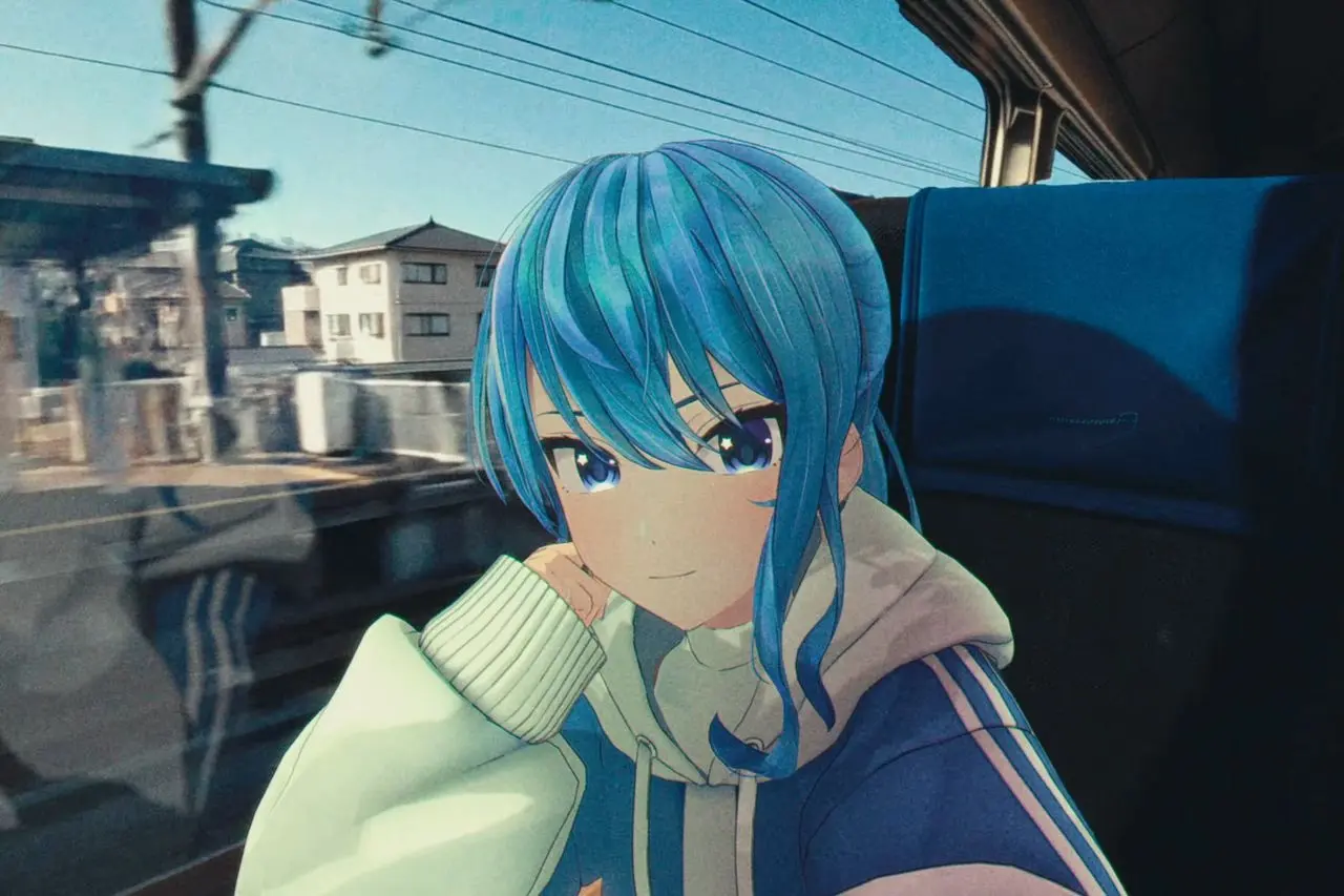 星街すいせい、新曲「星をみる少女」発表　世界を旅する実写融合MVも公開
