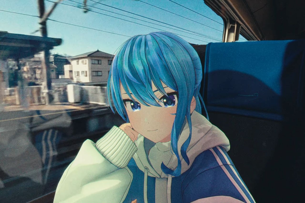 星街すいせい、新曲「星をみる少女」発表　世界を旅する実写融合MVも公開