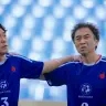 ペナルティのヒデさん（左）とワッキーさん（右）