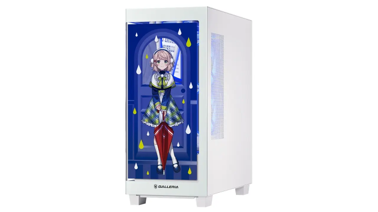 正面側から見ると雨宿り中のしぐれういさんが