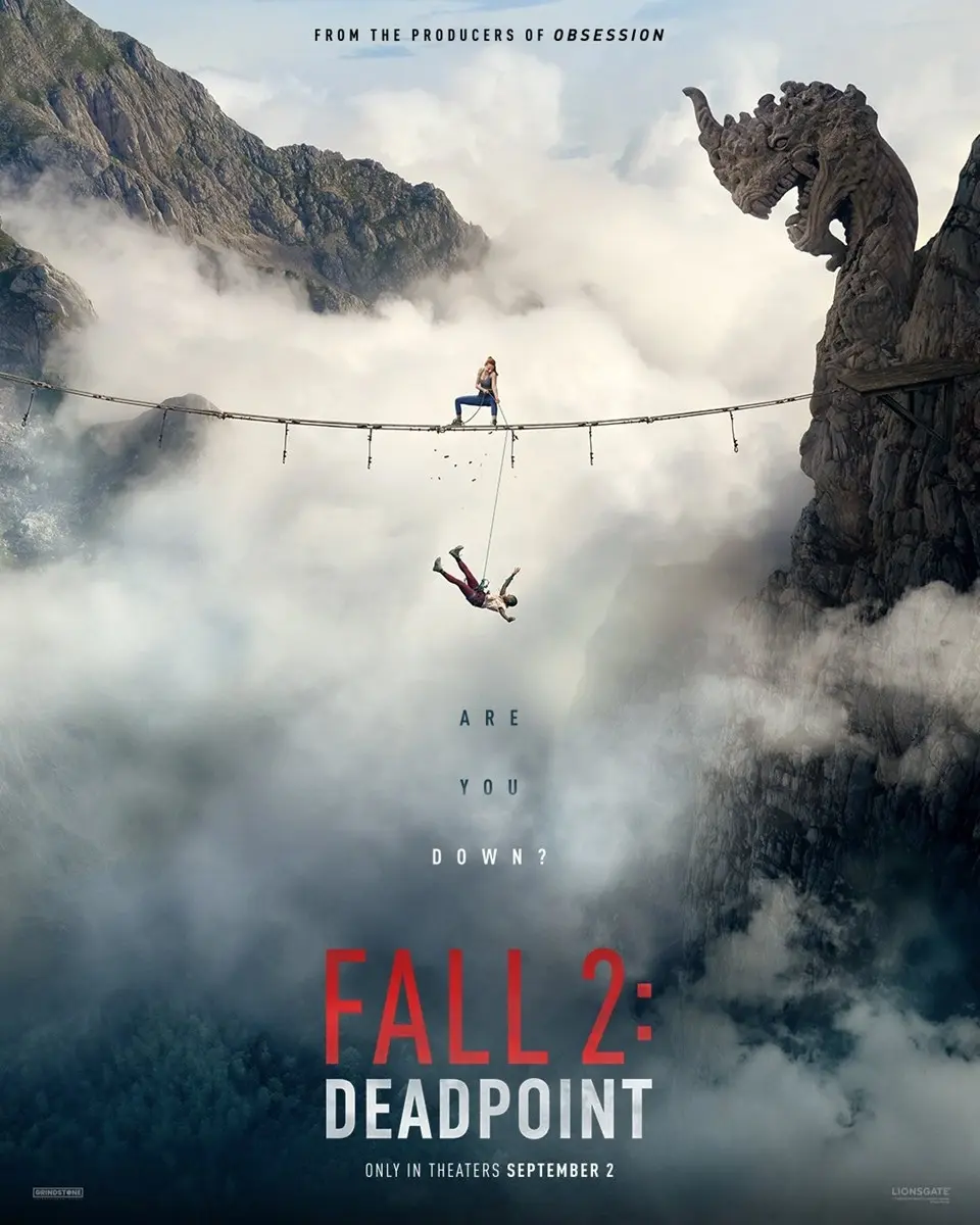 映画『FALL／フォール』続編、新ポスター公開　超高所サバイバルの恐怖を描く