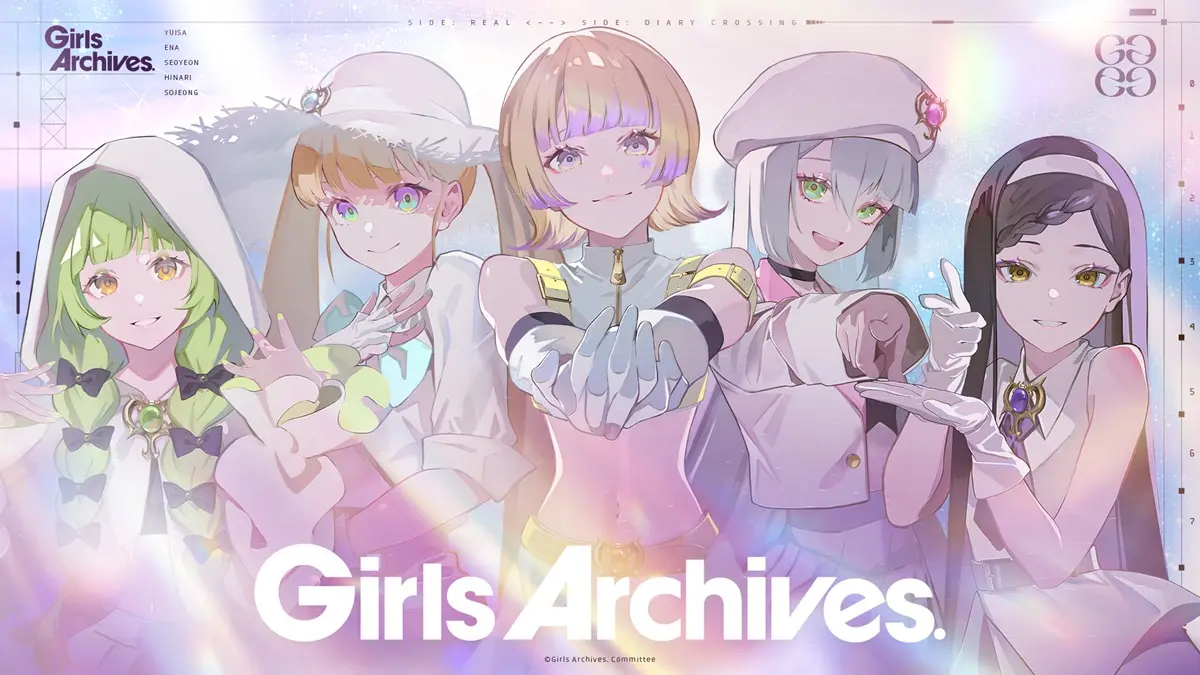 LAMさんが担当したGirls Archives.のバーチャルキャラクターデザイン