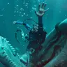 映画『クジラに落ちた男』ティザーポスター