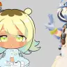 町川びばさんのパネルが3Dモデルにチェンジ。再現度の高さに驚き……！