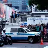 DJポリスこと警察の方々も出動