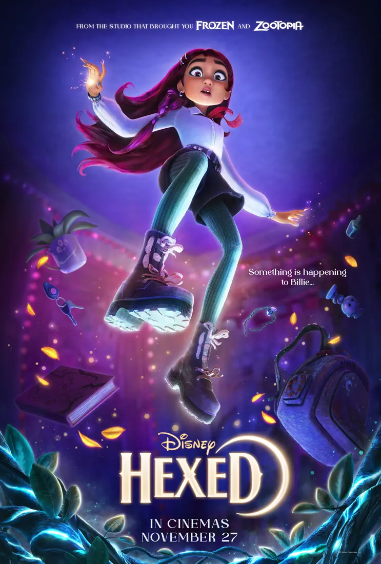 ディズニーの新作アニメーション映画『Hexed』映像初公開 魔法少女と