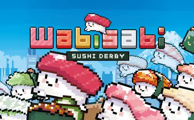 寿司を育成してレースへ送り出すインディーゲーム『わびさび寿司ダービー』が爆ポップ